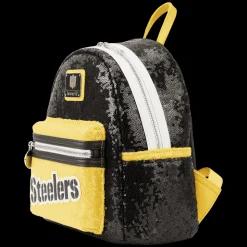 NFL Mini Backpacks< Pittsburgh Steelers Sequin Mini Backpack