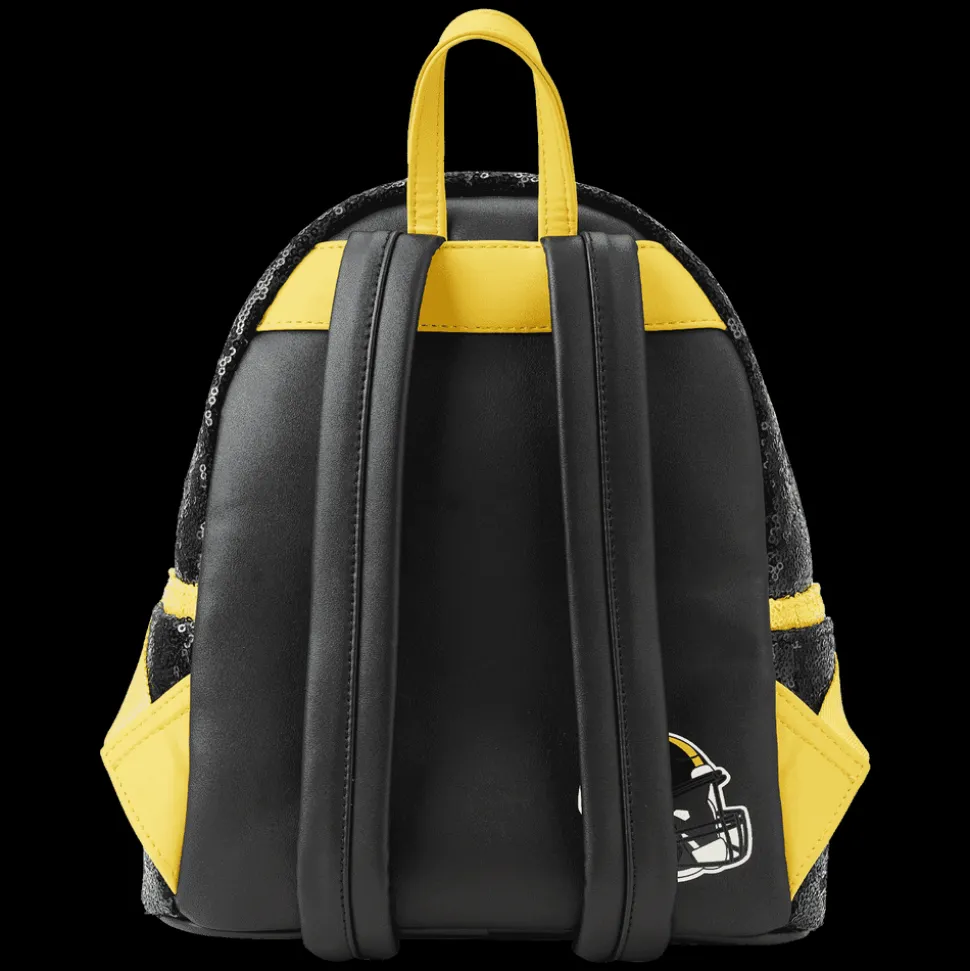 NFL Mini Backpacks< Pittsburgh Steelers Sequin Mini Backpack