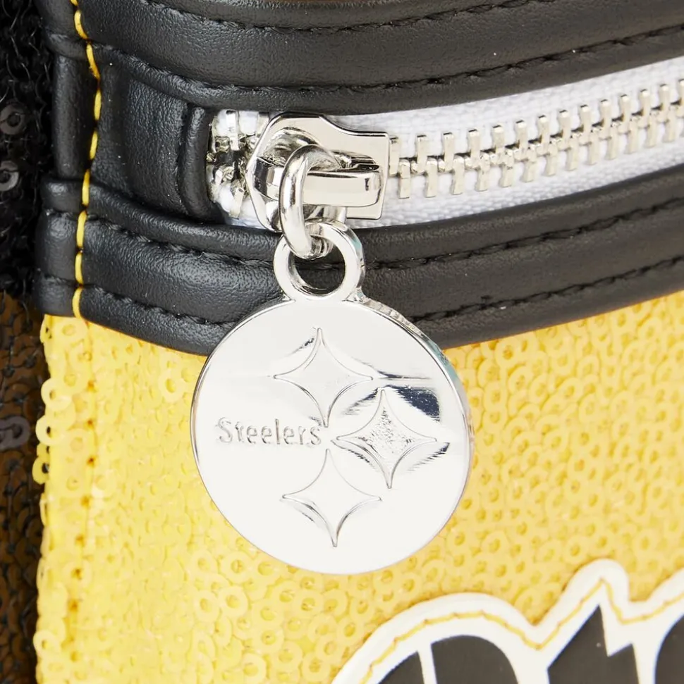 NFL Mini Backpacks< Pittsburgh Steelers Sequin Mini Backpack
