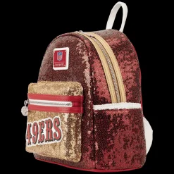NFL Mini Backpacks< San Francisco 49Ers Sequin Mini Backpack