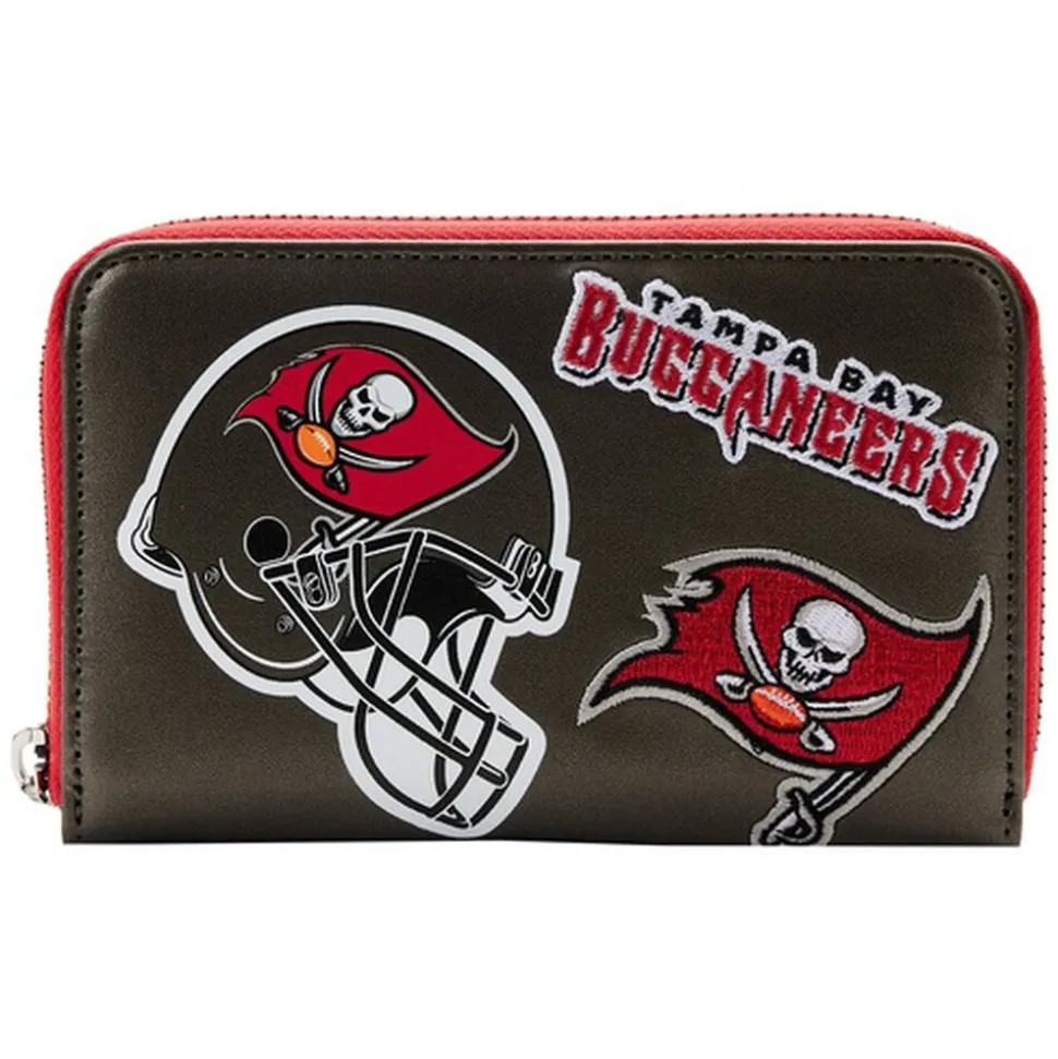 NFL Wallets< Tampa Bay Buccaneers Patches Zip Around Wallet