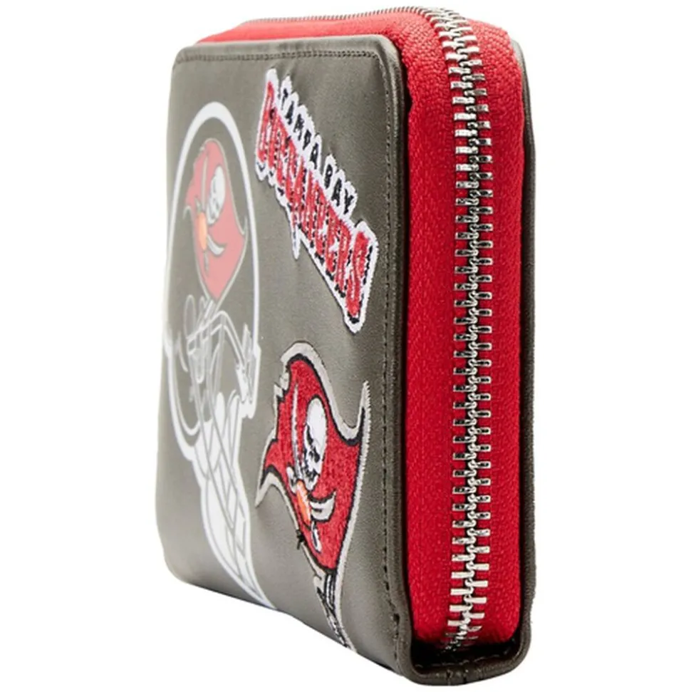 NFL Wallets< Tampa Bay Buccaneers Patches Zip Around Wallet