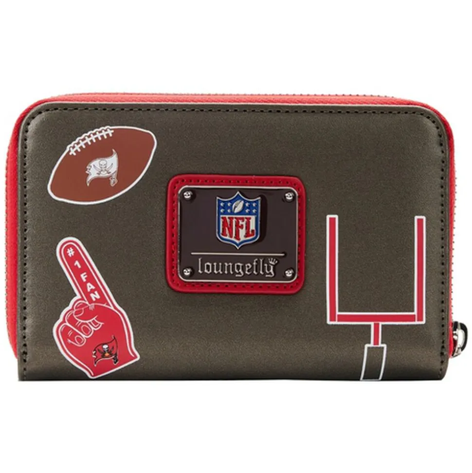 NFL Wallets< Tampa Bay Buccaneers Patches Zip Around Wallet