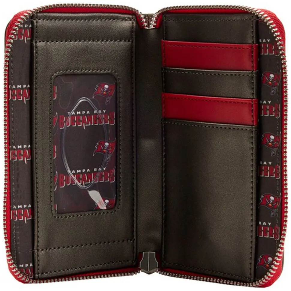 NFL Wallets< Tampa Bay Buccaneers Patches Zip Around Wallet
