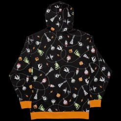 Unisex Disney Tops<Nightmare Before Christmas Tree String Lights Unisex Hoodie