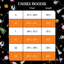 Unisex Disney Tops<Nightmare Before Christmas Tree String Lights Unisex Hoodie
