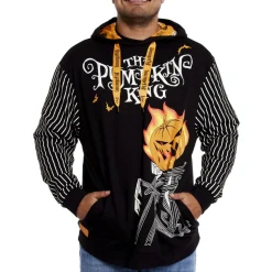 Unisex Disney Tops<Nightmare Before Christmas Pumpkin King Unisex Hoodie