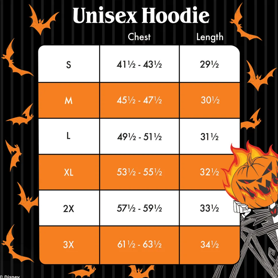 Unisex Disney Tops<Nightmare Before Christmas Pumpkin King Unisex Hoodie