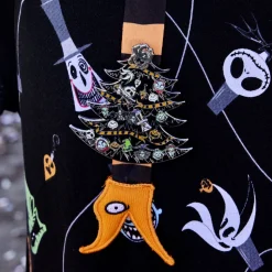 Disney Enamel Pins<Nightmare Before Christmas Tree String Lights 3" Collector Box Pin