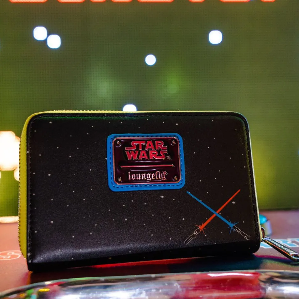 Star Wars Wallets<Nycc Limited Edition Vintage Video Game Lenticular Zip Around Wallet