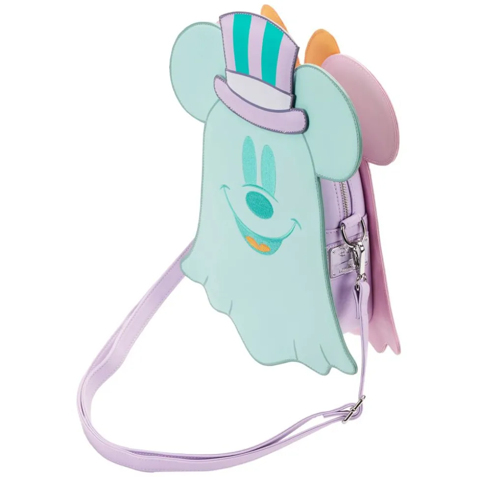 Disney Crossbody Bags<Pastel Ghost Mickey And Minnie Mouse Glow Crossbody Bag