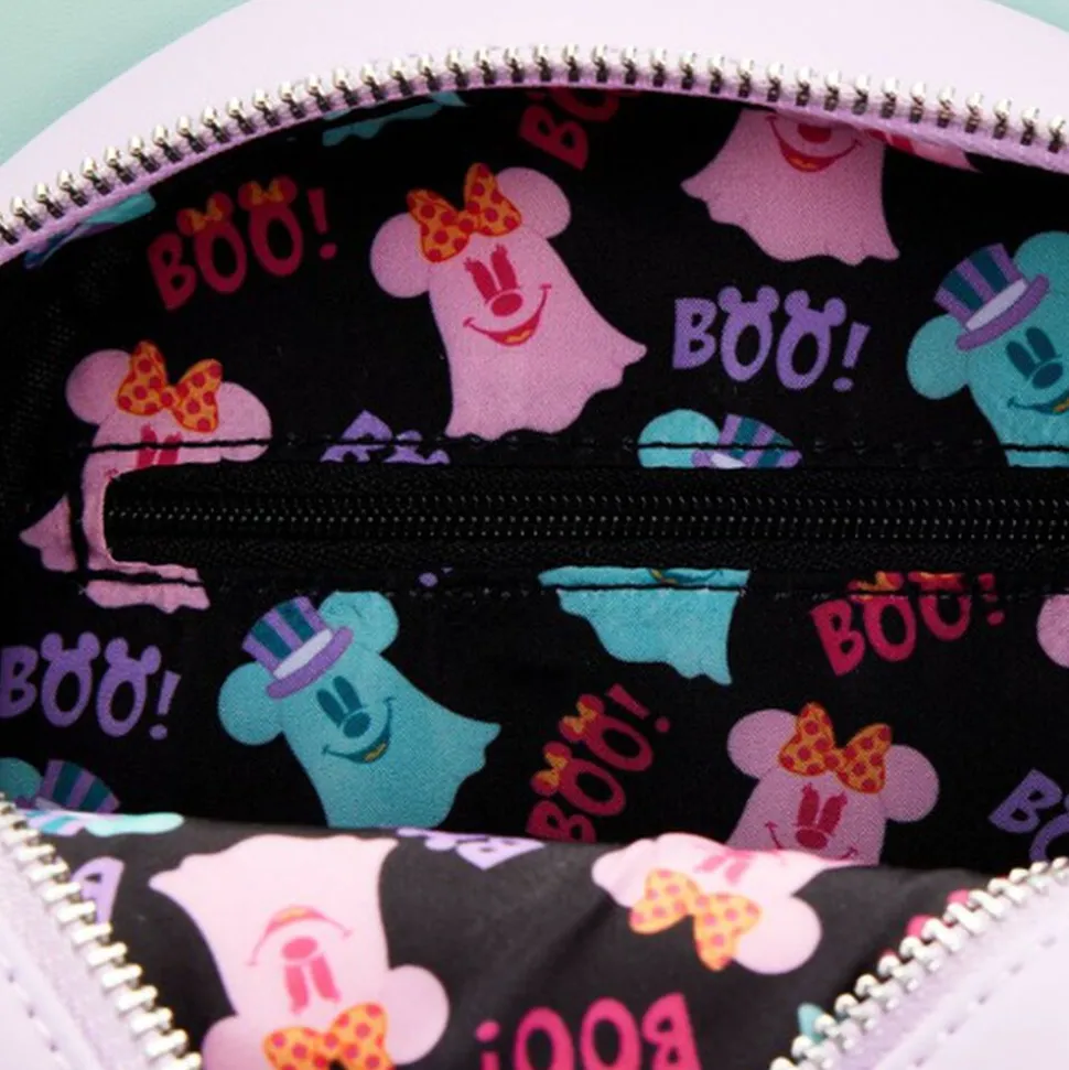 Disney Crossbody Bags<Pastel Ghost Mickey And Minnie Mouse Glow Crossbody Bag
