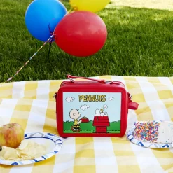 Peanuts Crossbody Bags< Charlie Brown Vintage Lunchbox Crossbody Bag