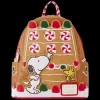 Peanuts Mini Backpacks< Snoopy Gingerbread House Scented Mini Backpack