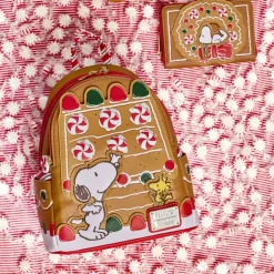 Peanuts Mini Backpacks< Snoopy Gingerbread House Scented Mini Backpack