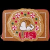 Peanuts Wallets< Snoopy Gingerbread Wreath Scented Zip Around Wallet