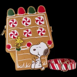 Peanuts Crossbody Bags< Snoopy Gingerbread House Scented Crossbody Bag
