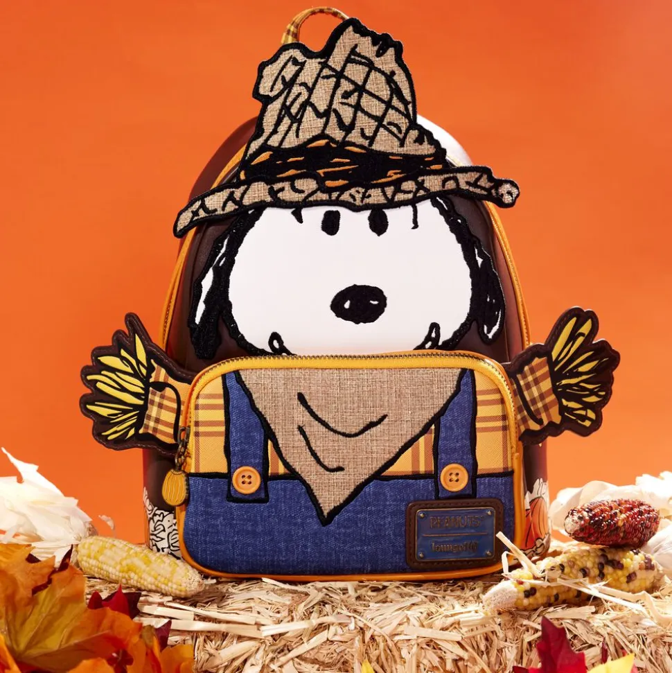 Peanuts Mini Backpacks< Snoopy Scarecrow Cosplay Mini Backpack