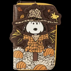 Peanuts Wallets< Snoopy Scarecrow Cosplay Zip Around Wallet