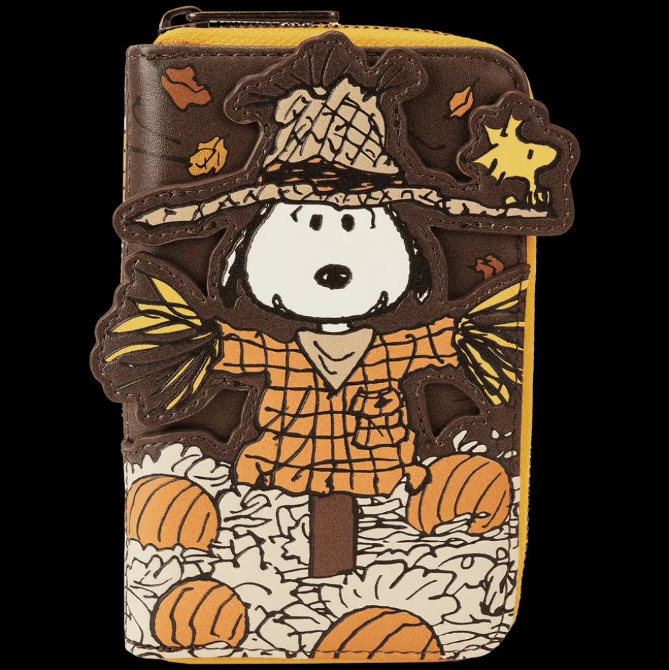 Peanuts Wallets< Snoopy Scarecrow Cosplay Zip Around Wallet