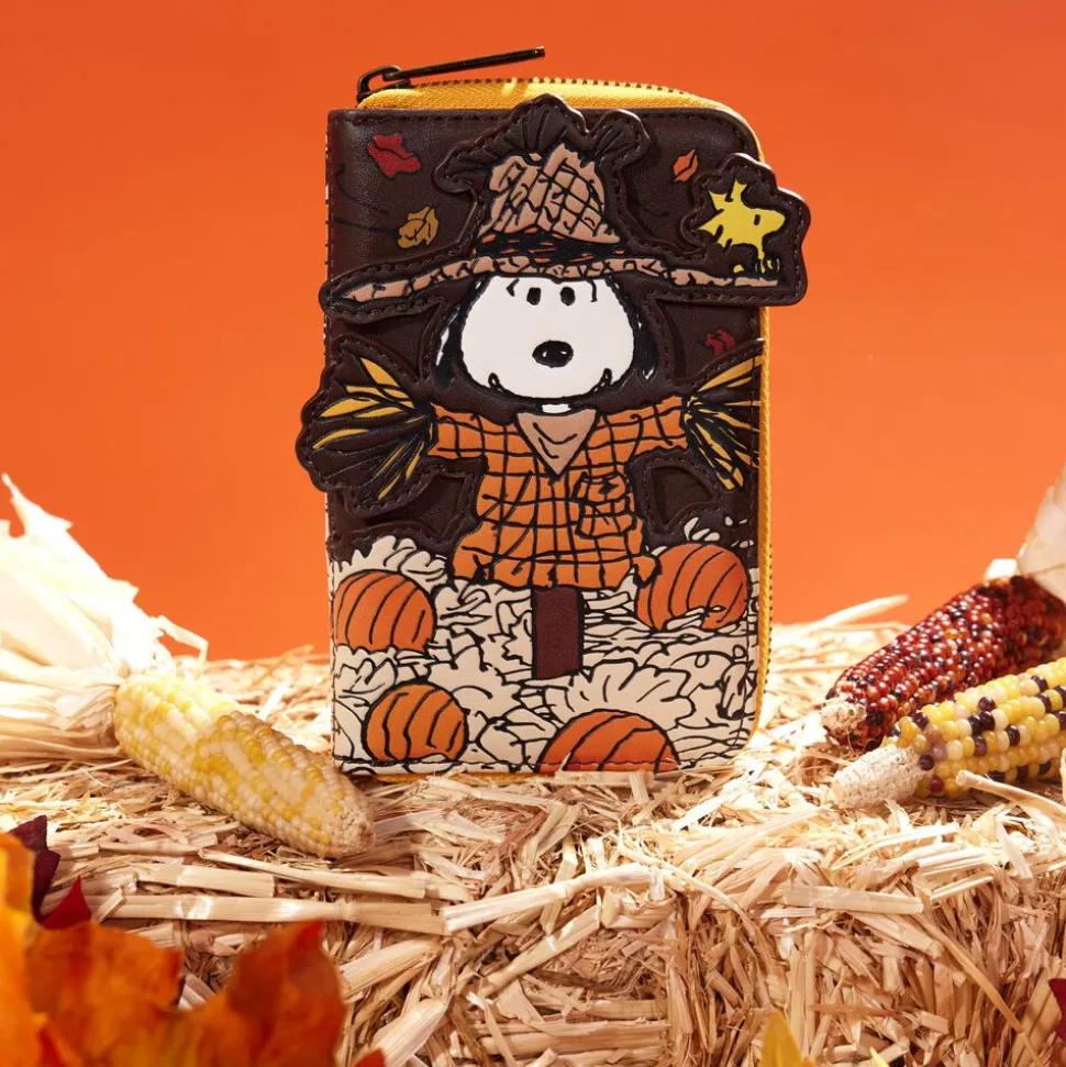 Peanuts Wallets< Snoopy Scarecrow Cosplay Zip Around Wallet