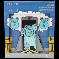 Pixar Enamel Pins< Sulley Door Mixed Emotions 4-Piece Pin Set