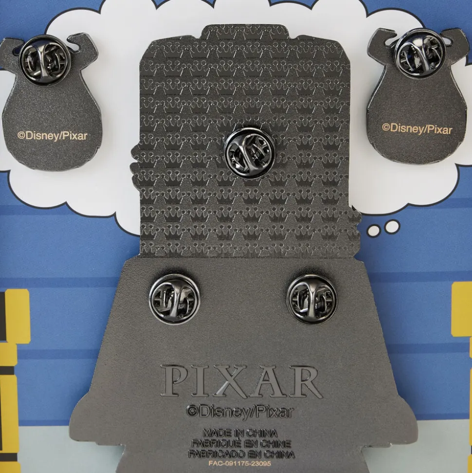 Pixar Enamel Pins< Sulley Door Mixed Emotions 4-Piece Pin Set