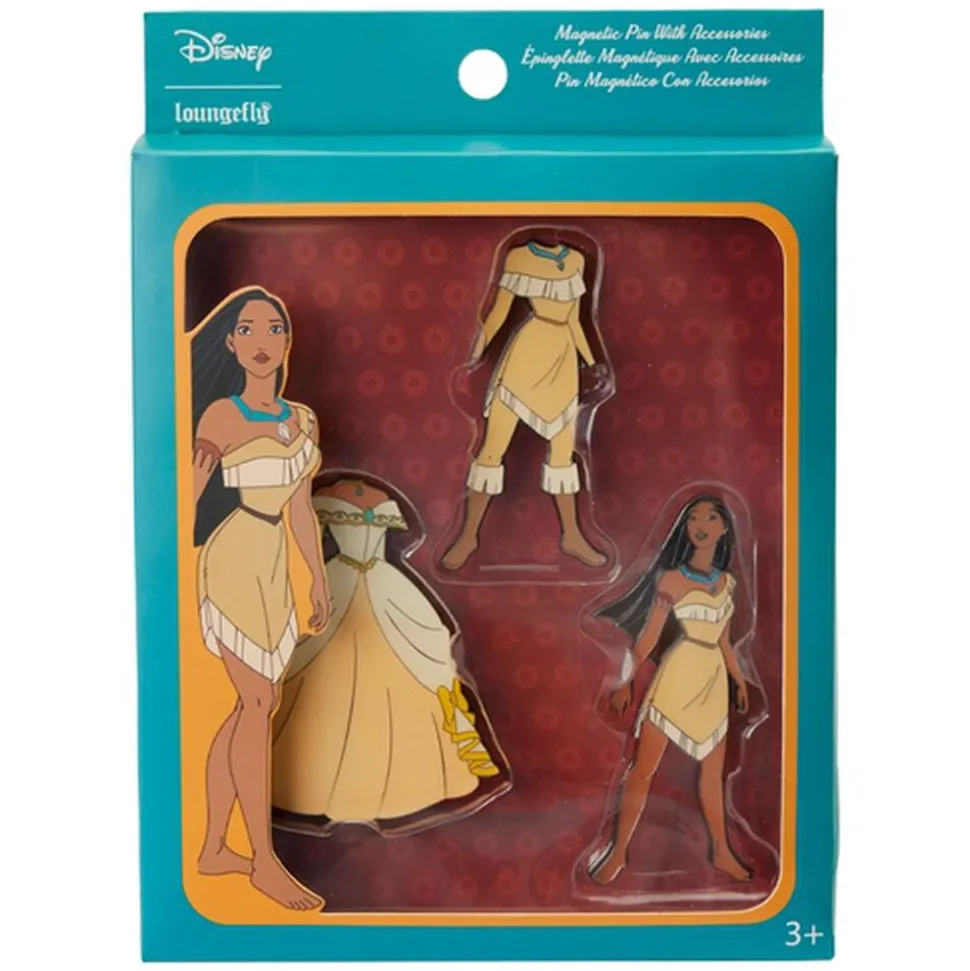 Disney Enamel Pins<Pocahontas Magnetic Paper Doll Pin Set