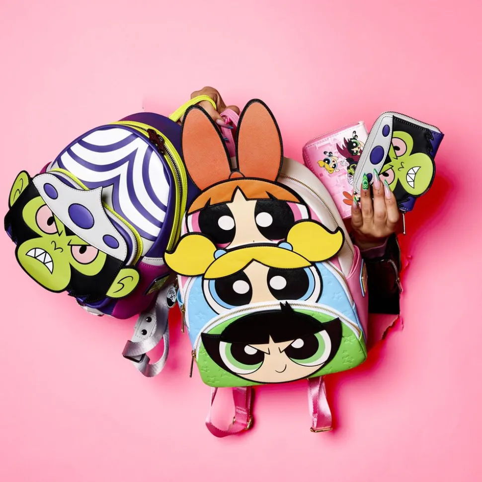 The Powerpuff Girls Mini Backpacks<Powerpuff Girls Mojo Jojo Glow Cosplay Mini Backpack