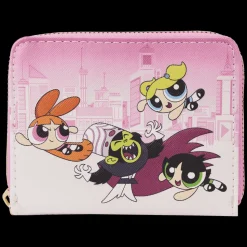 The Powerpuff Girls Wallets<Powerpuff Girls Vs Mojo Jojo Zip Around Wallet