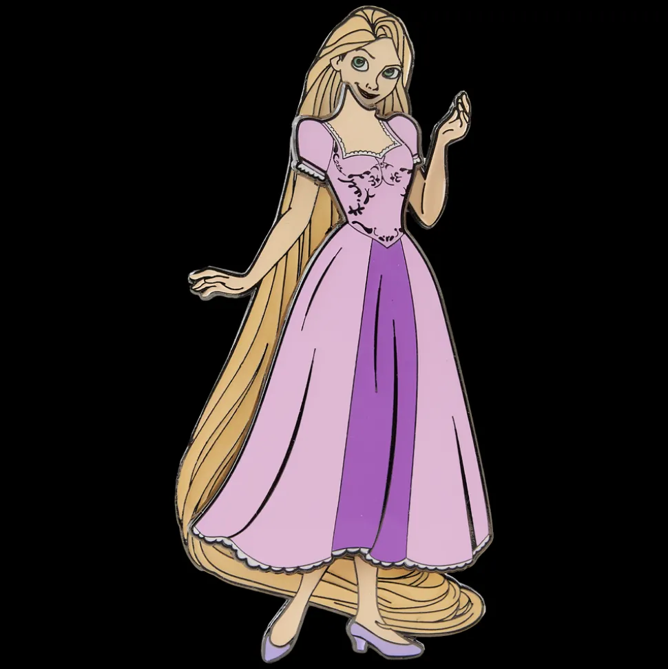Disney Enamel Pins<Rapunzel Paper Doll Magnetic Pin Set