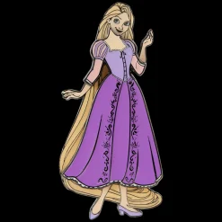 Disney Enamel Pins<Rapunzel Paper Doll Magnetic Pin Set