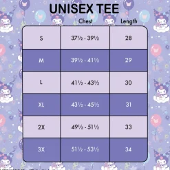 Unisex Sanrio Tops< Kuromi Carnival Unisex Ringer Tee