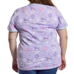 Unisex Sanrio Tops< Kuromi Carnival Unisex Ringer Tee