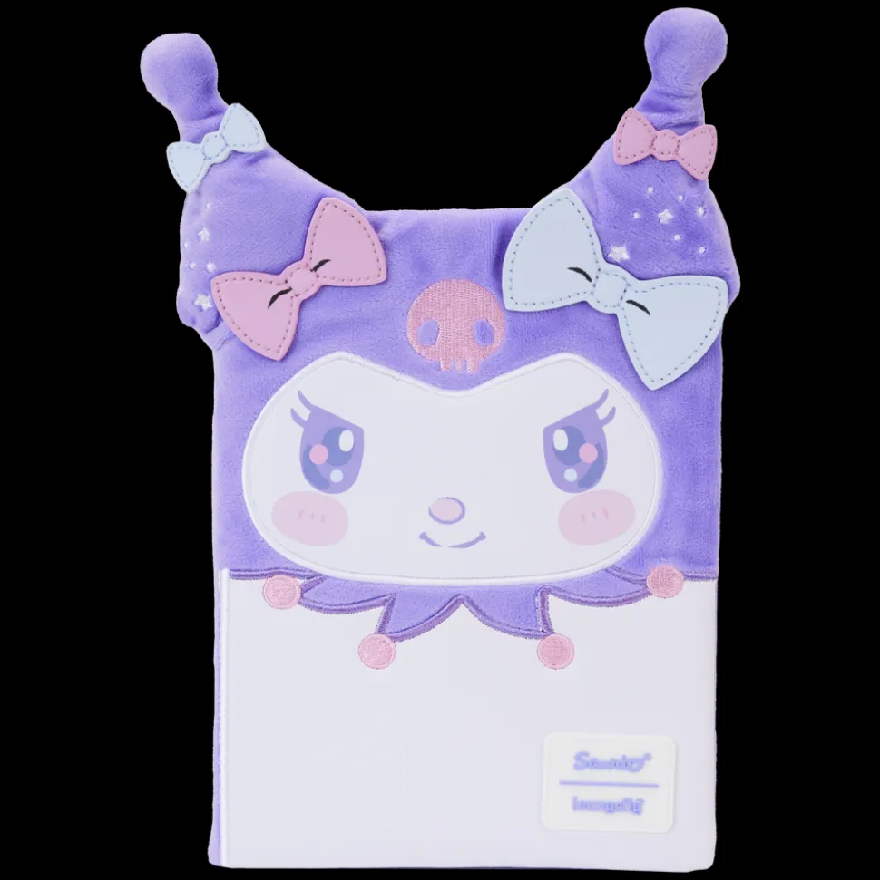 Sanrio Stationery< Kuromi Cosplay Plush Stationery Journal