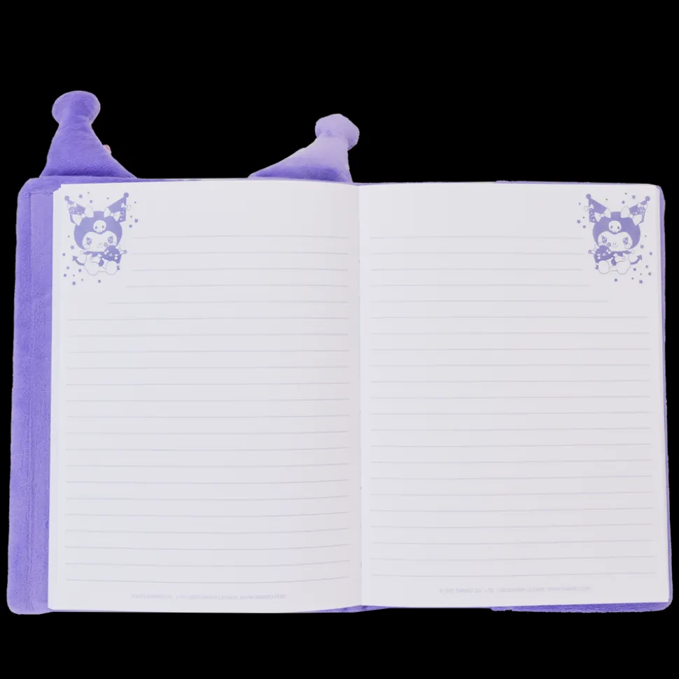 Sanrio Stationery< Kuromi Cosplay Plush Stationery Journal