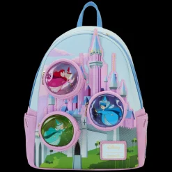 Disney Mini Backpacks<Sleeping Beauty Castle Three Good Fairies Stained Glass Mini Backpack