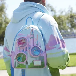 Disney Mini Backpacks<Sleeping Beauty Castle Three Good Fairies Stained Glass Mini Backpack