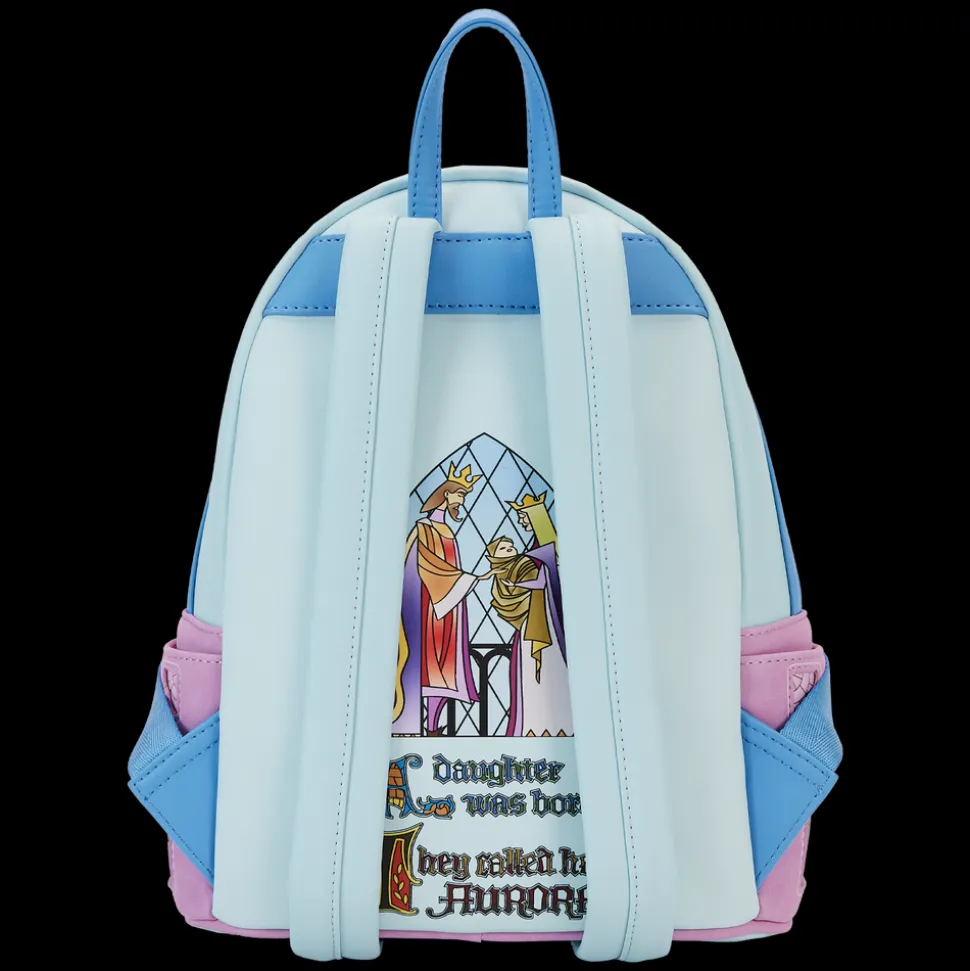 Disney Mini Backpacks<Sleeping Beauty Castle Three Good Fairies Stained Glass Mini Backpack