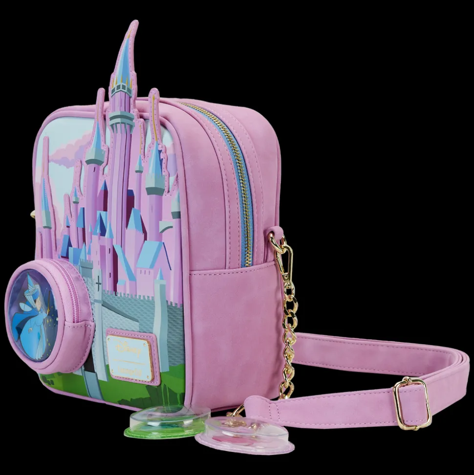 Disney Crossbody Bags<Sleeping Beauty Castle Three Good Fairies Stained Glass Crossbody Bag