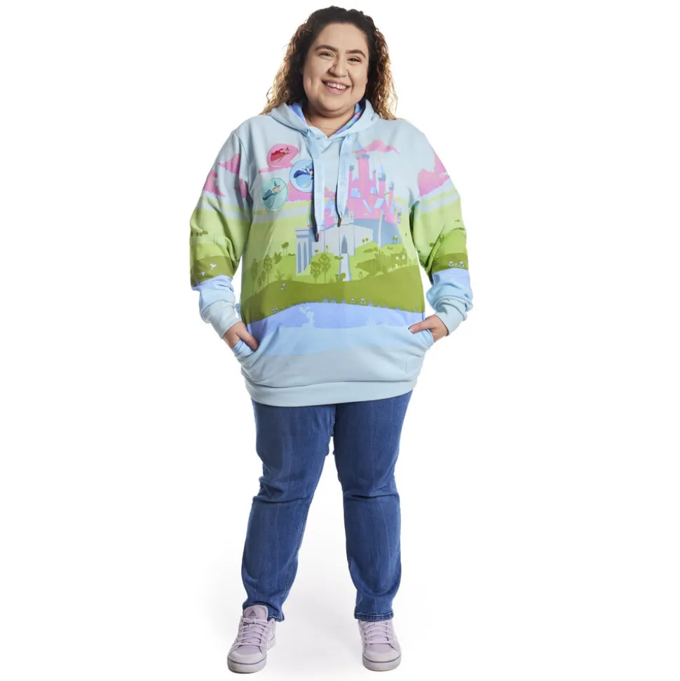Unisex Disney Tops<Sleeping Beauty Castle Three Good Fairies Unisex Hoodie