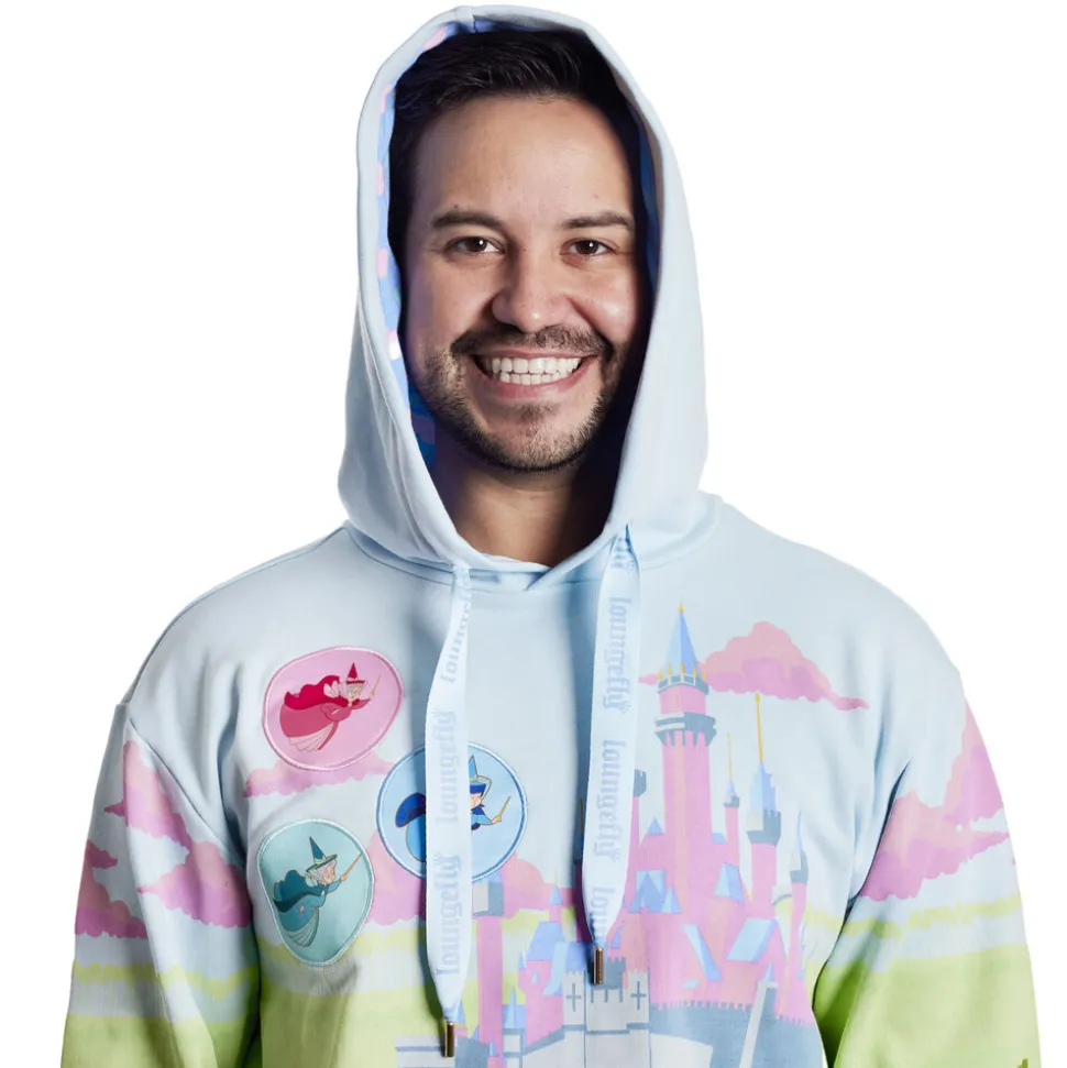 Unisex Disney Tops<Sleeping Beauty Castle Three Good Fairies Unisex Hoodie