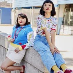 Unisex Disney Tops<Snow White And The Seven Dwarfs Tri-Color Ringer Tee