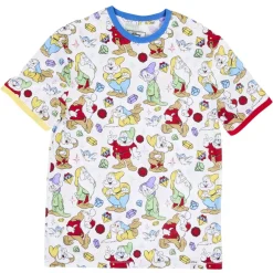 Unisex Disney Tops<Snow White And The Seven Dwarfs Tri-Color Ringer Tee