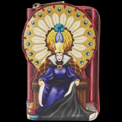 Disney Wallets<Snow White Evil Queen Throne Zip Around Wallet