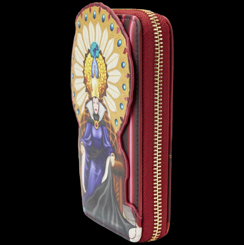 Disney Wallets<Snow White Evil Queen Throne Zip Around Wallet