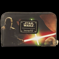 Star Wars Wallets<: Episode Ii Attack Of The Clones Scene Zip Around Wallet