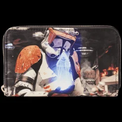 Star Wars Wallets<: Episode Iii Revenge Of The Sith Scene Zip Around Wallet