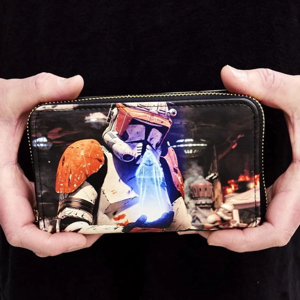 Star Wars Wallets<: Episode Iii Revenge Of The Sith Scene Zip Around Wallet