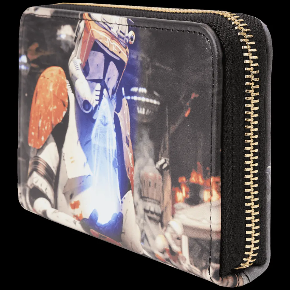 Star Wars Wallets<: Episode Iii Revenge Of The Sith Scene Zip Around Wallet